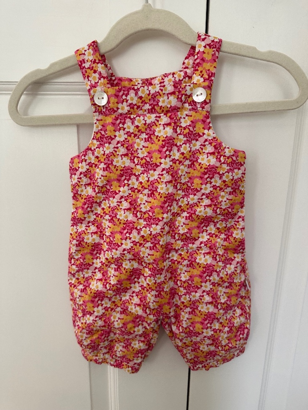 Jacadi Floral Padded Overalls 1M